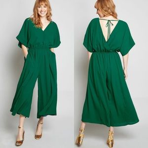 ModCloth Arrive and Thrive Wide Leg Jumpsuit